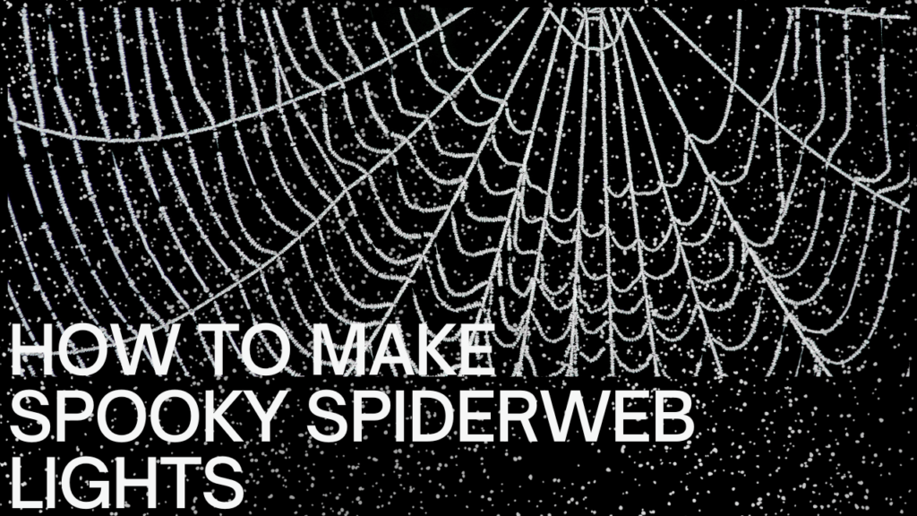 Spooky Spiderweb Lights