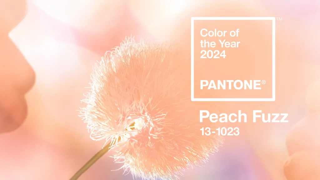 The Pantone Color of the Year 2024: Peach Fuzz