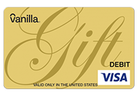 Buy Vanilla Visa Gift card with Crypto